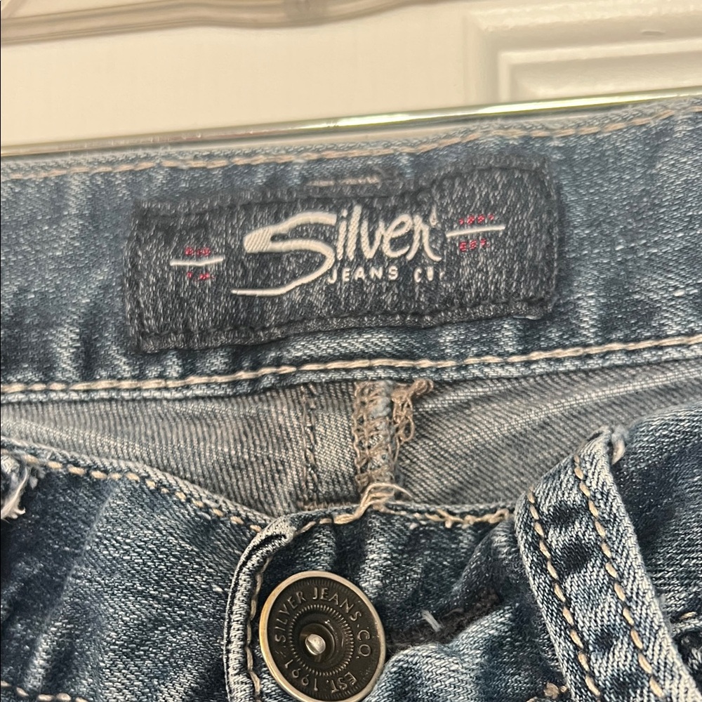 Silver Jeans Men's Blue Straight Jeans - Picture 2 of 4